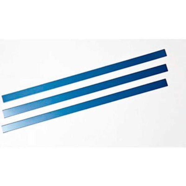 Fabrication Enterprises Orfit® Precut Strips, Wide, 18" x 4/5" x 1/8", Atomic Blue, 10 Pieces/PK 24-5854-1